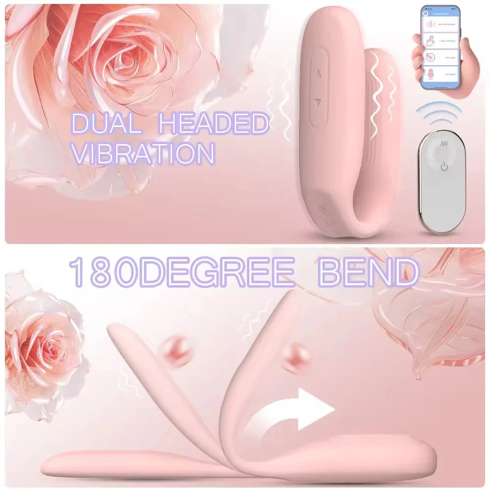 Wearable Clitoral Vibrator Panties App Remote Control USB Charging & Custom Logo Sex Toy for Couple