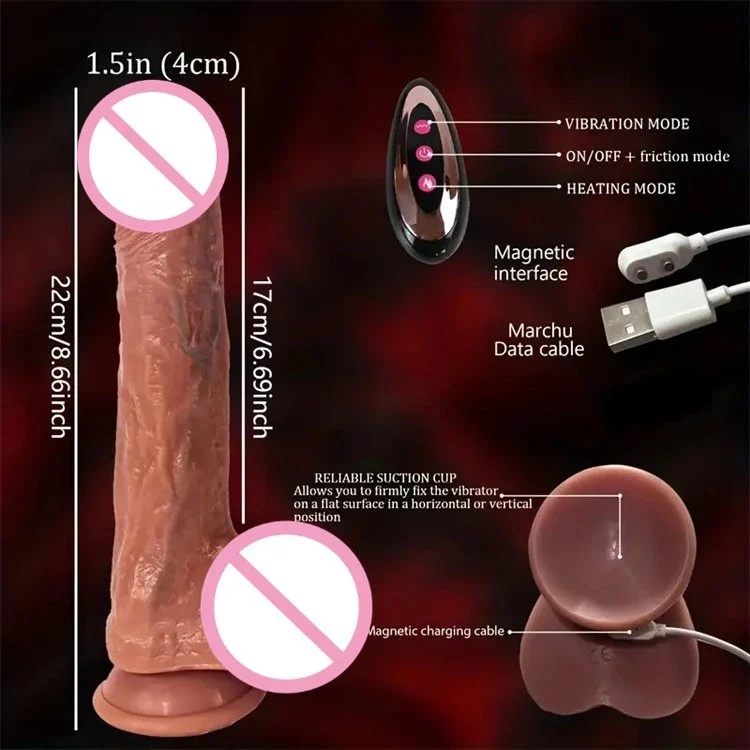 Electric Wireless Remote Control Realistic Dildo Vibrator Sex Toys for Women