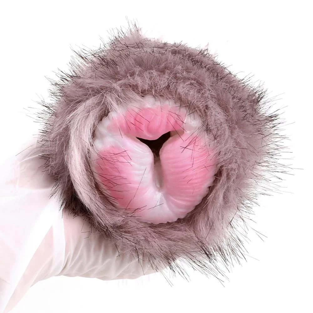 Fantasy Small Antler Dog Plush Monster Pussy Male Masturbation Cup Liquid Silicone Soft Tight Adult Sex Toys