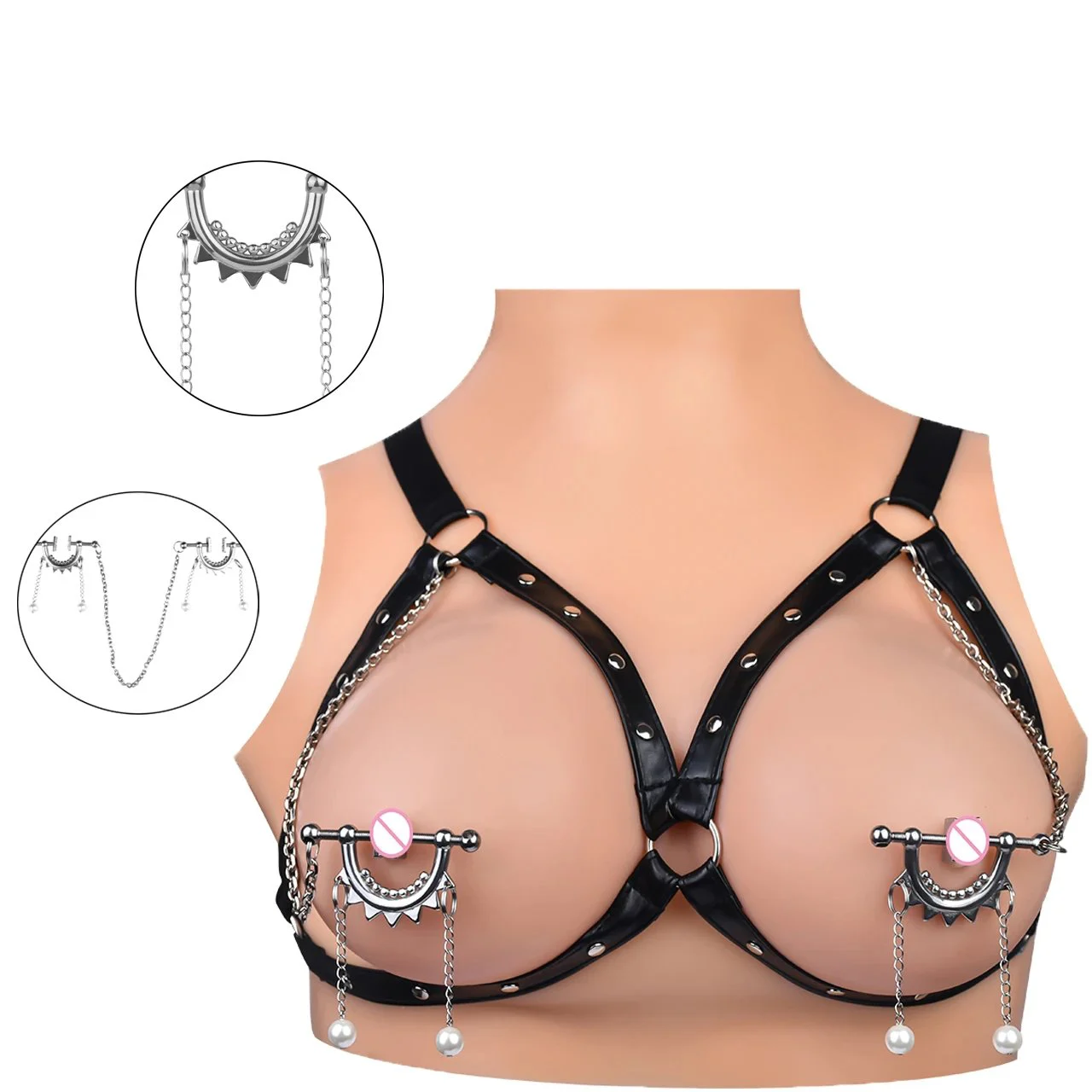 Sexual Bondage Erotic Tools for Women Men Nipple Clamps Weight Stretching Sex Toys for Men