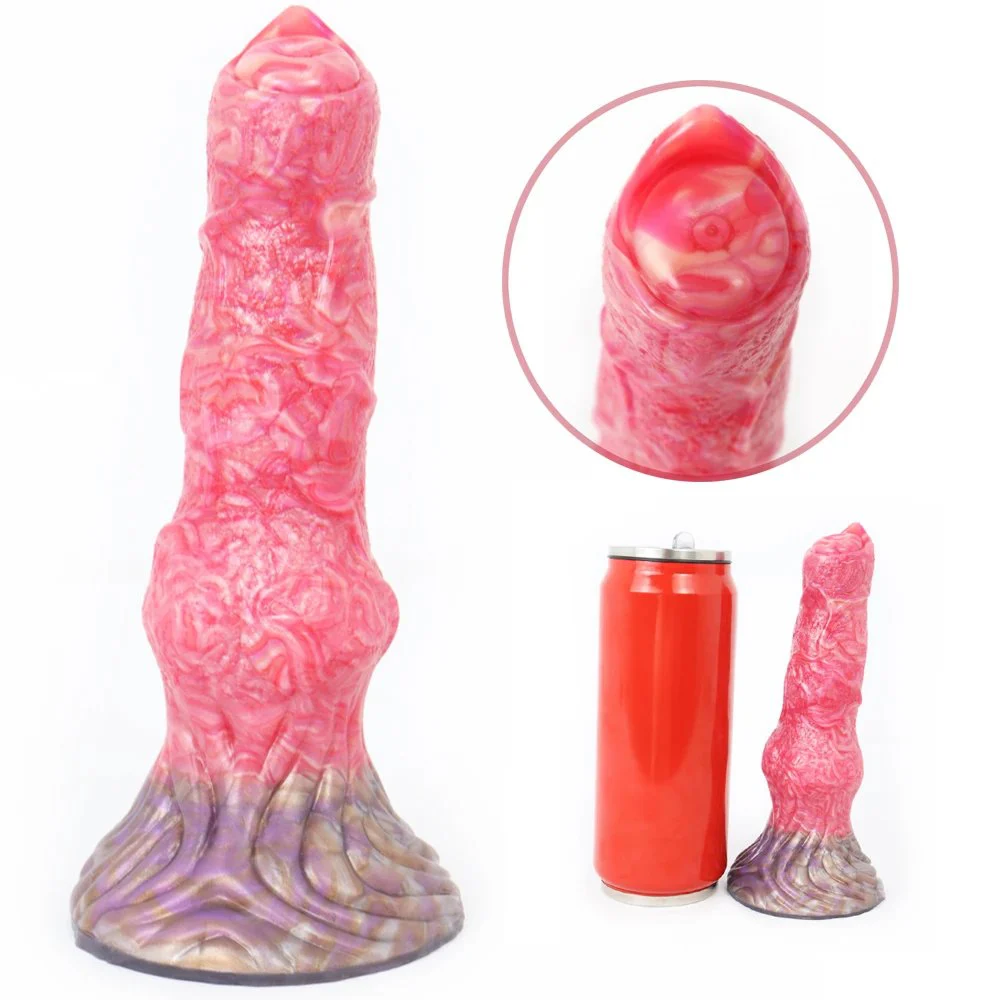 Silicone Huge Fantasy Anal Dildo G Spot Stimulator Wolf Dog Cock Anal Plug Dildo Adult Sex Toys for Women