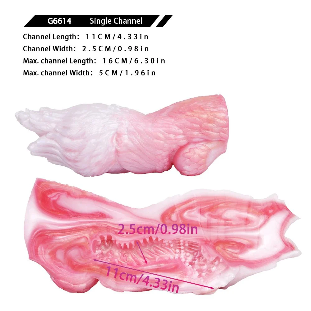 Feathered Goddess Male Masturbator Single-Channel Realistic Experience Platinum Silicone Airplane Cup Sexual Toy for Men
