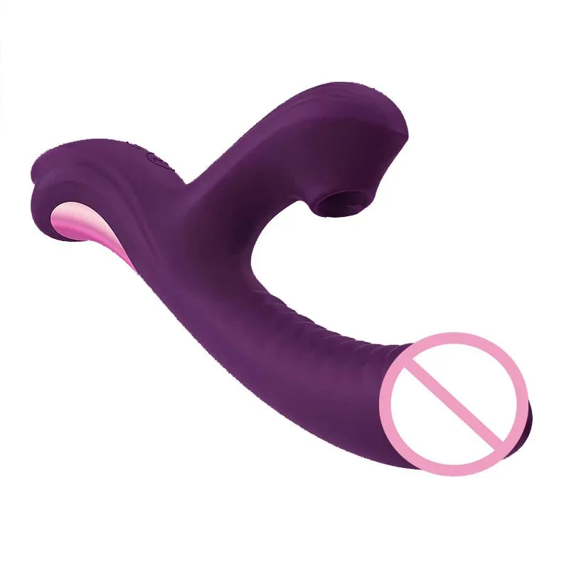USB Rechargeable Female Vibrator with 10 Vibration & 3 Suction Modes Sex Toys for Women