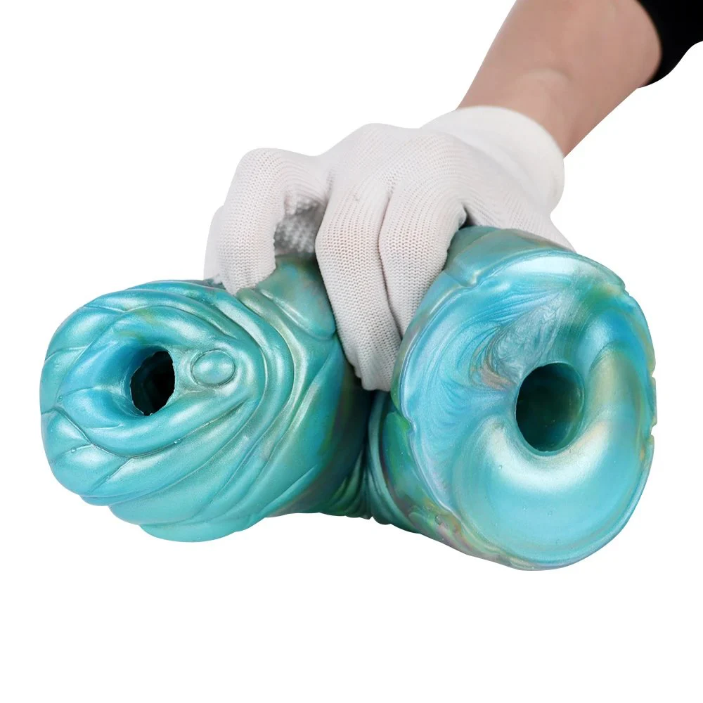Food Grade Soft Safe Silicone Consonance Masturbation Cup AlI-Channel Realistic Vagina Feel Pussy Sex Toys Masturbation for Men