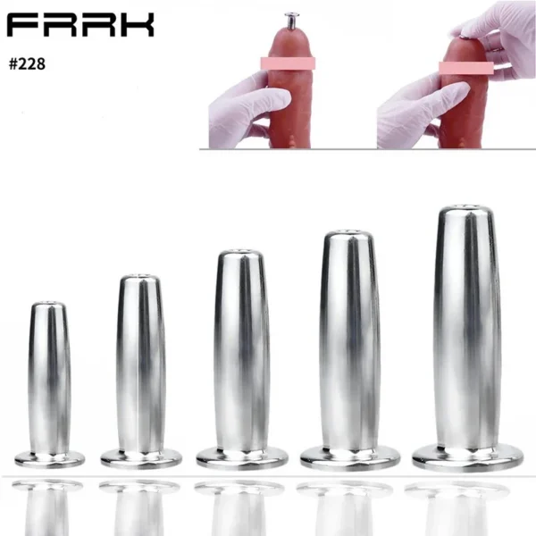 Sex Product for Men Urethra Plug Sex Toys Products Stainless Steel Beads Urethral Sounds Plug with 5 Size Horse Eye Stick