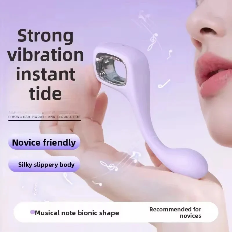 Women's Leisurely Color Matching Hard Stick Vibrator G-Spot Gadget with Strong Shock for Female Masturbation Sex Toy