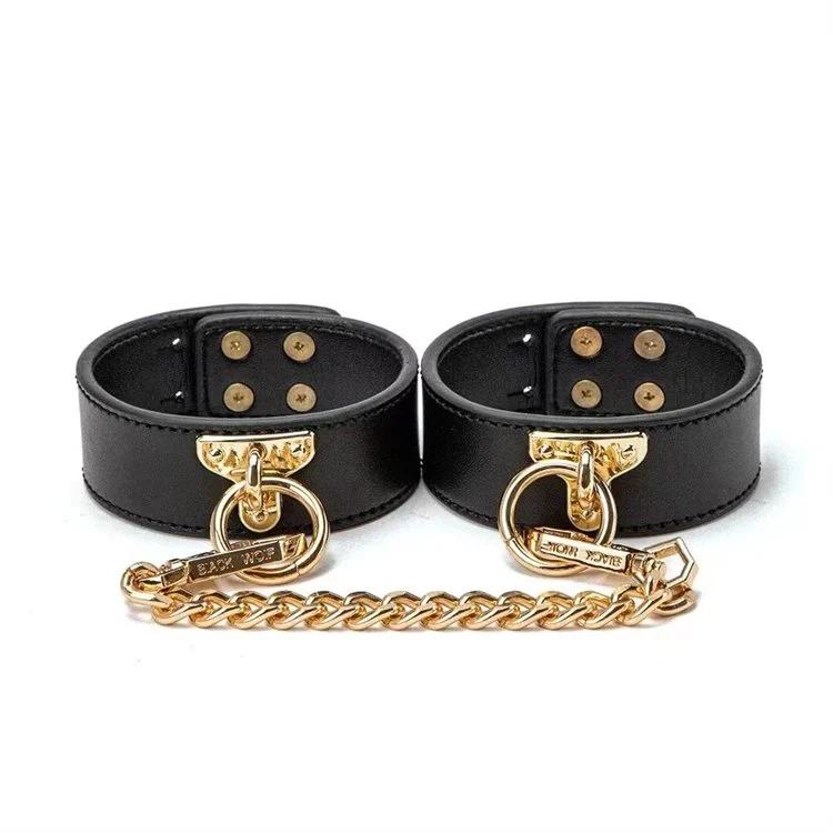 Sex Toys for Couple Adult Games Handcuffs Collar Vibrator Bondage Kit Leather Restraint Set