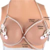 Nipple Clamp Adjustable Pressure Pearl Body Chains Necklace Stainless Steel Nipple Clips Non Piercing Body Jewelry Sex Toys