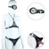 PU Leather Body Harness Set for Women, Strap-On Compatible, Designed for Lesbian Couples, Interactive Intimate Wellness Set