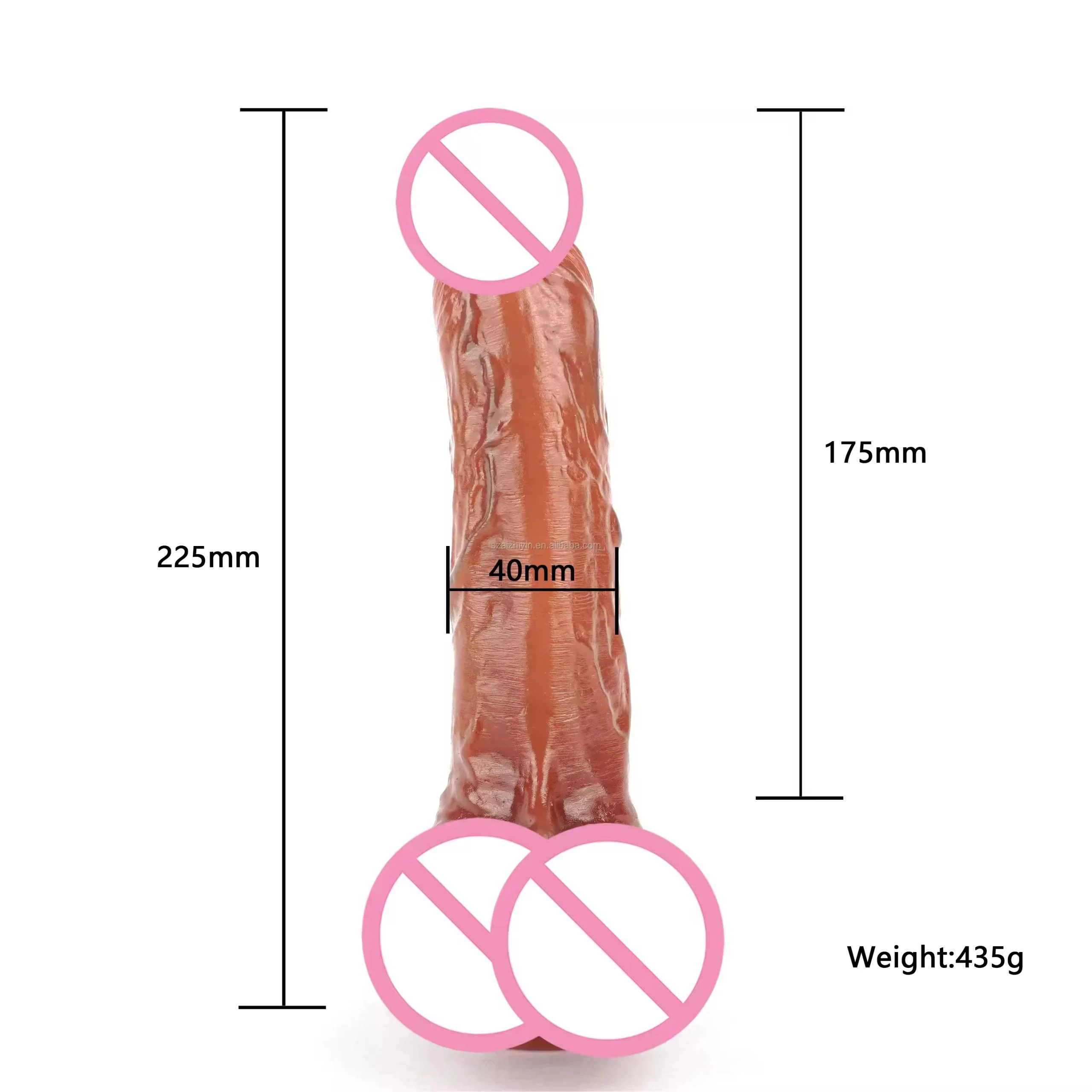 Realistic Skin Color Silicone Dildos for Women Soft Flexible Suction Cup Sex Toy with Waterproof Electric Huge Vibrator