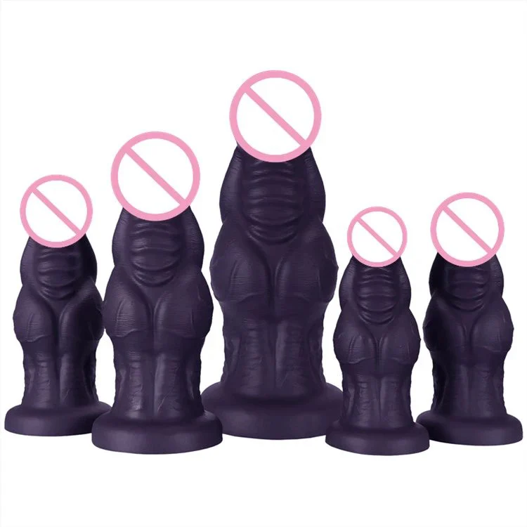 Huge Manual Silicone Dildo with Suction Cups Female Vaginal Masturbator Anus Dilation Device Anal Toys Sex Toys for Women