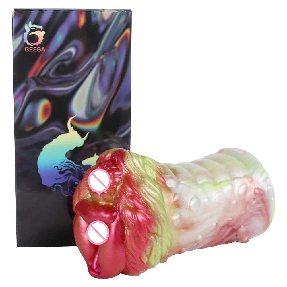 Hollow Masturbator Realistic Vagina Soft Silicone Ejaculating Male Aircraft Cup Masturbation Cup Penis Training Sex Toys