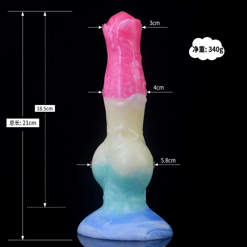 Thick Dog Knot Dildo Suction Cup Anal Dilator Prostate Massager Masturbation Sex Tool Women Dildo Silicone Adult Sex Toy