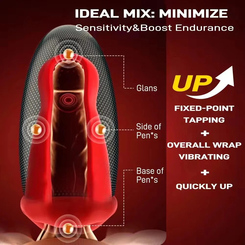 Intimate Fun Male Masturbation Trainer Thrusting Sucking Automatic Electric Heating Massager Sex Machine Sex Toy for Men