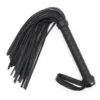 Sexual Flirt Tools Sex Whips Bondage Toy for Adults Sex Black Leather Flogger Fetish Whip