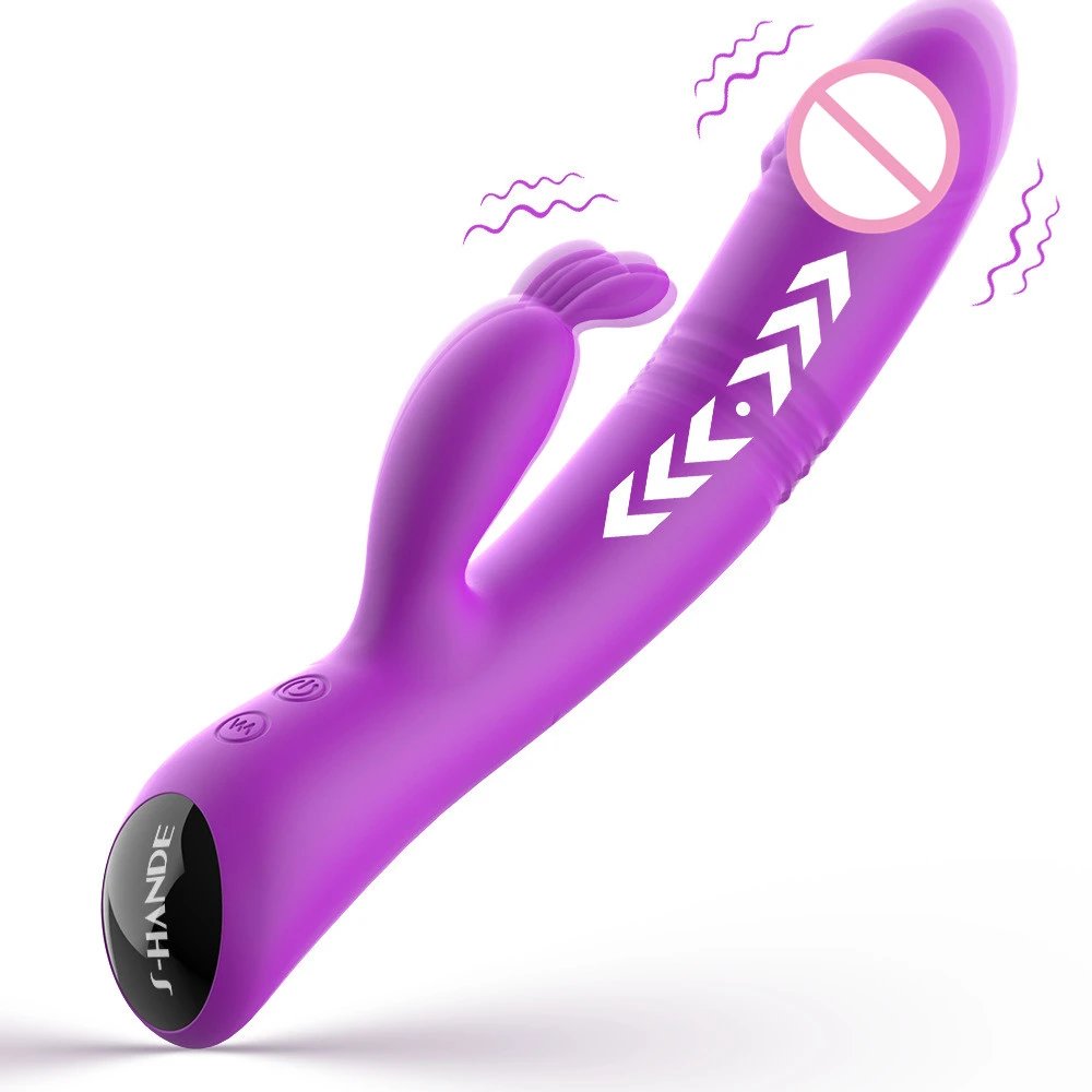 Waterproof Rechargeable Realistic Dildo G Spot Clitoral Stimulator Rabbit Vibrator Sex Toys for Women
