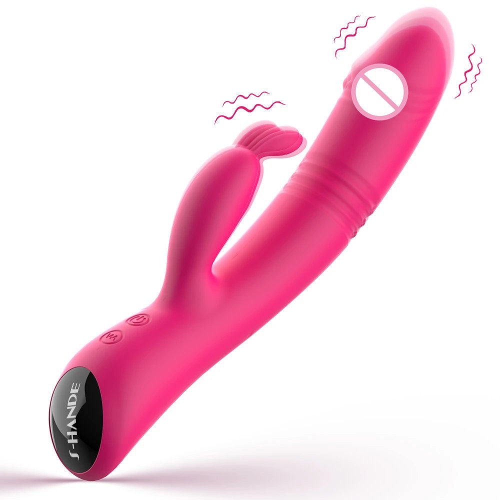 Waterproof Rechargeable Realistic Dildo G Spot Clitoral Stimulator Rabbit Vibrator Sex Toys for Women