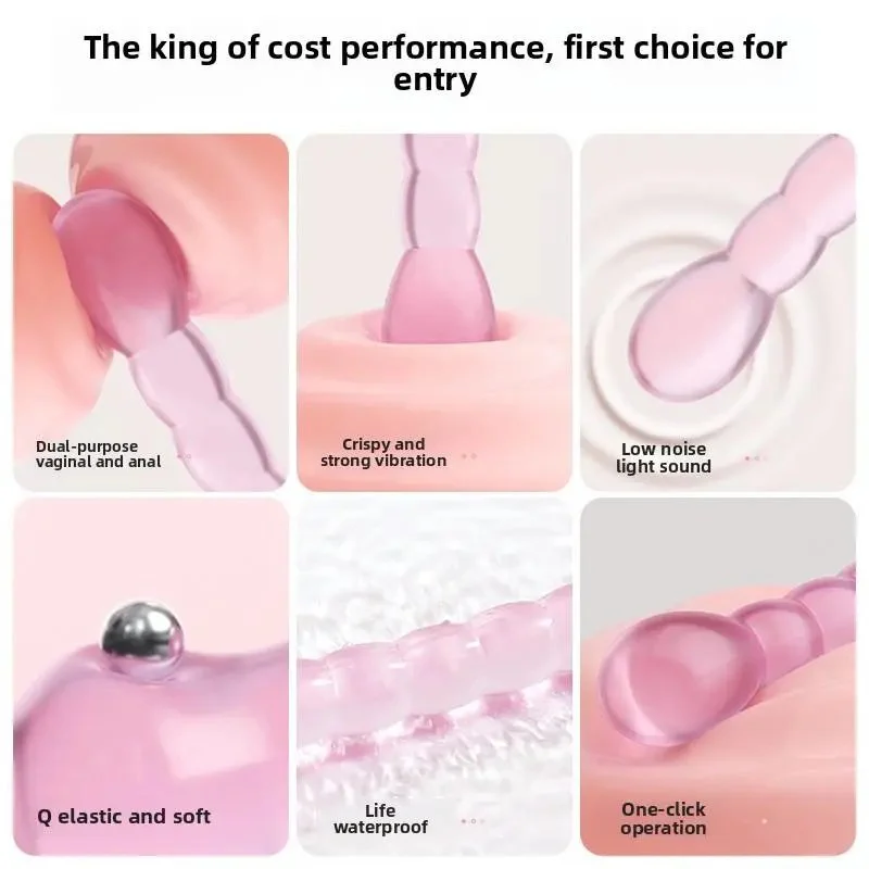 Waterproof mini G-spot vibrator female 10-mode multi-speed crystal waterproof vibrator charm