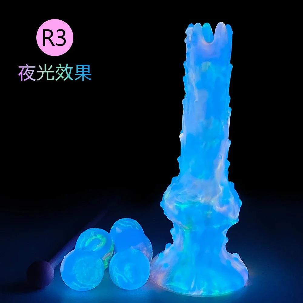 Thousand Eyes of Demon Grow in the Dark Alien Ovipositor Dildo Can Laying Eggs Anal Butt Plug