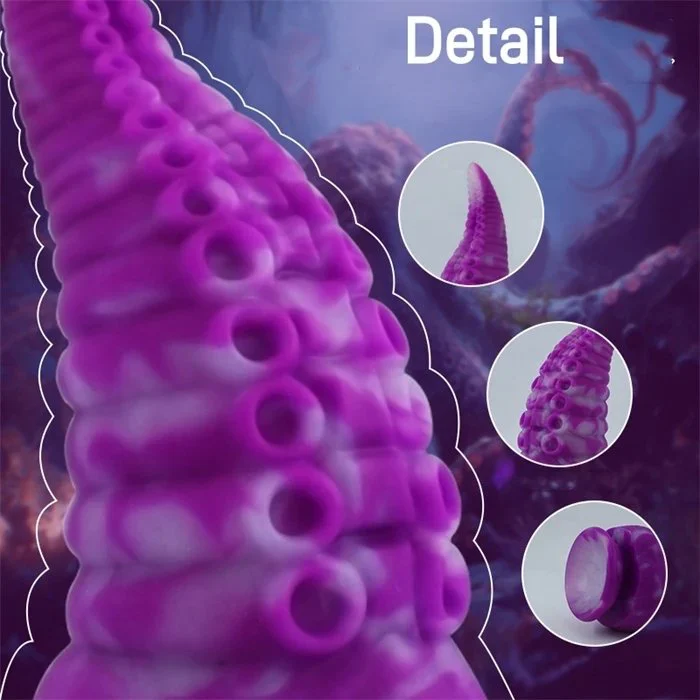 Fantasy Octopus Tentacle Adult Sex Toys Soft Silicone Monster Dildo for Women Hands Free Play