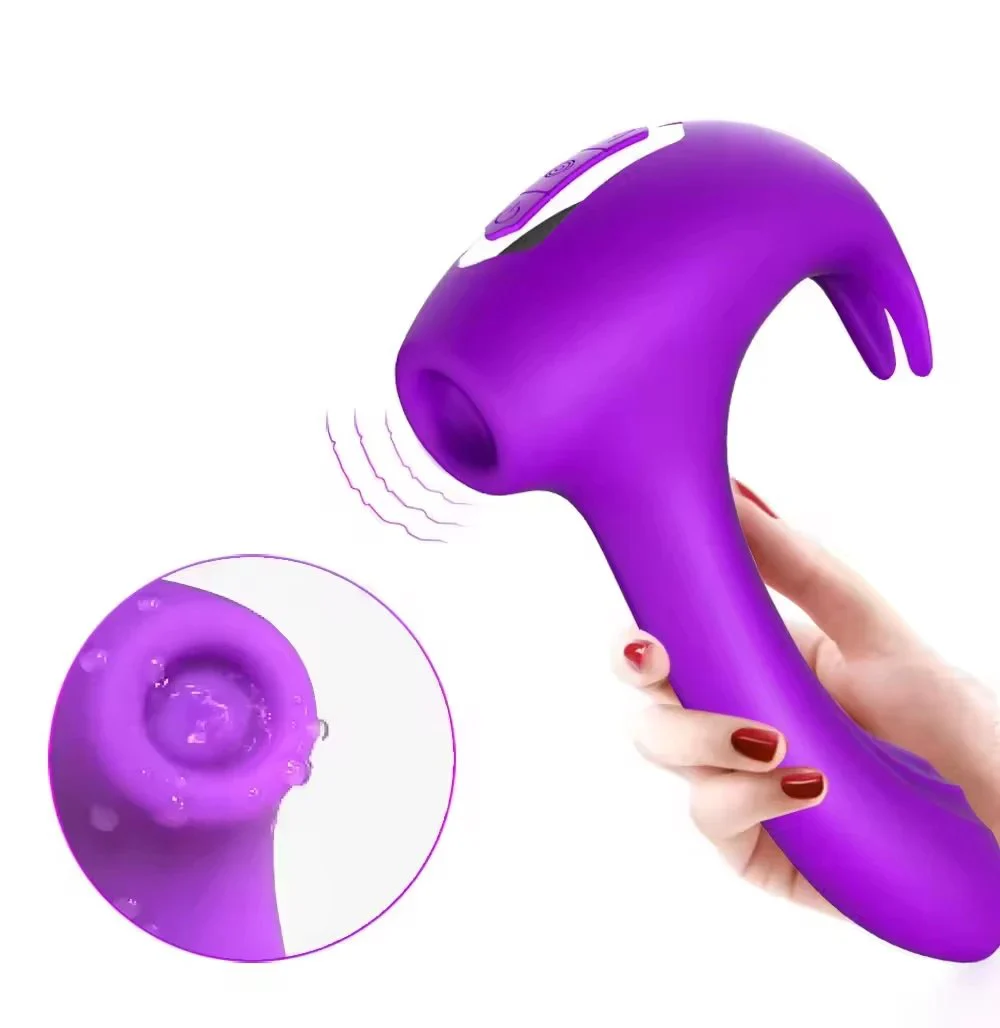 Sex Toys 3in1 Sucking Vibrator Silicone 12 Vibration Modes USB Rechargeable 100% Waterproof Dildo Clitoris Massager Vibrator