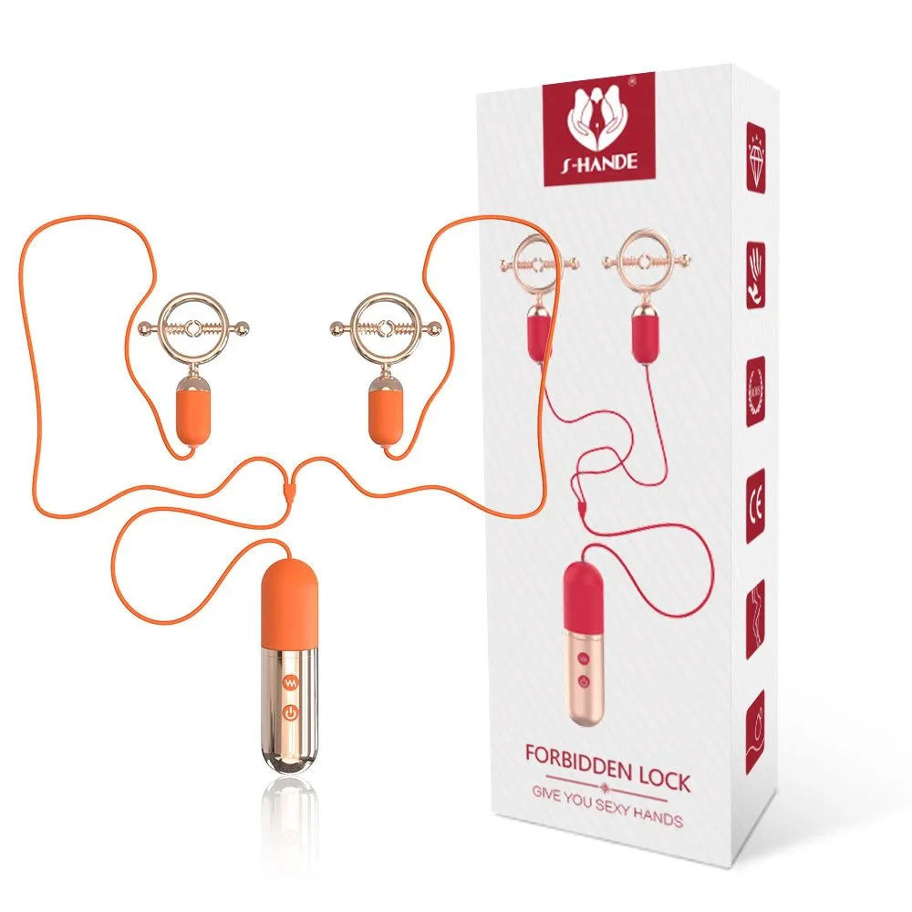 Vibrating Nipple Clamp for Punishment Play Coup Toy