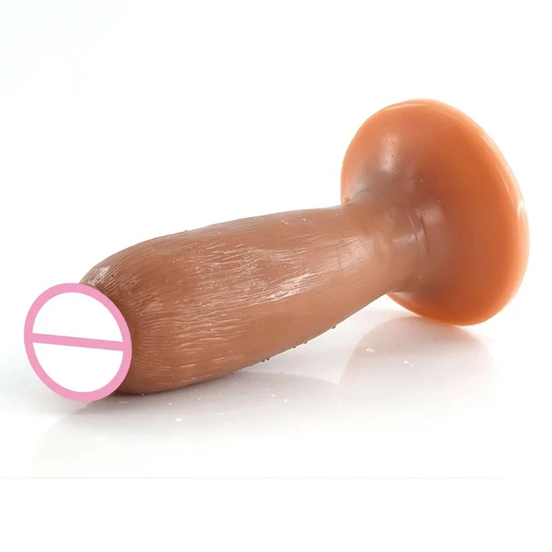 Double Layer Silicone Dildo Rubber Penis Lesbian Bdsm Toy for Male Female Masturbators