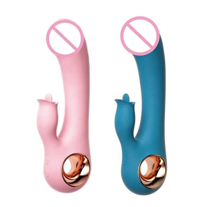 USB-Powered 10-Frequency Female Heating Dildo Vibrator Dual Motors for G-Spot & Clitoris Sex Products