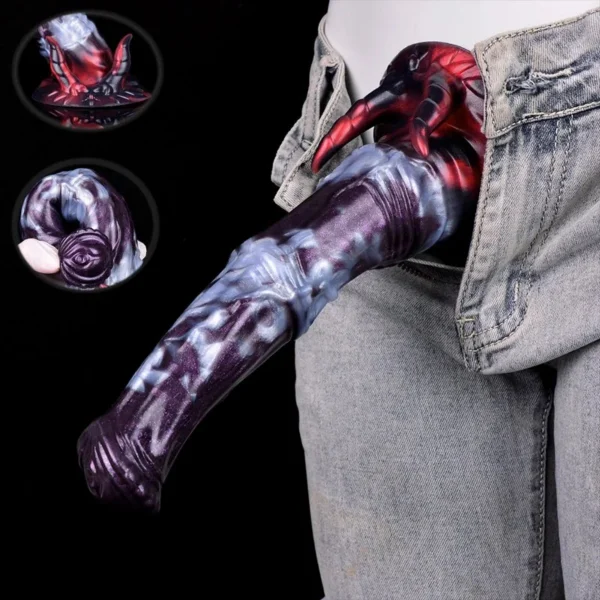 Horse Dildo Big Animal Alien Cock Masturbation Horse Cock Dildo Hands Free Silicone Big Realistic Rubber Anal Plug Sex Toys