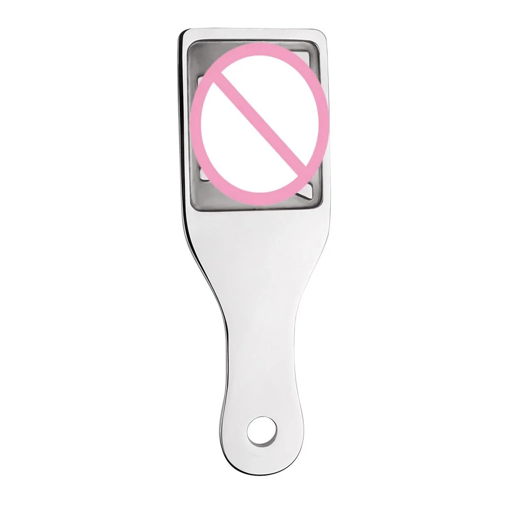 Heavy Metal Handheld Spanking Paddle Adult Erotic Cosplay Game Sex Toy for Man Woman Couples Bed Flirting Game Pleasure