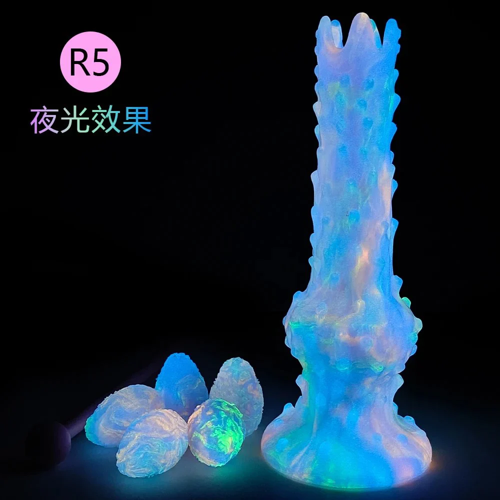 Thousand Eyes of Demon Grow in the Dark Alien Ovipositor Dildo Can Laying Eggs Anal Butt Plug