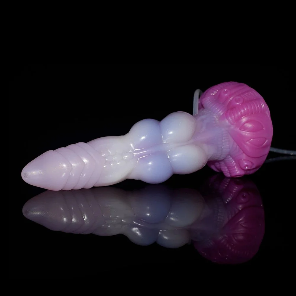 Ejaculating Function Huge Anal Plug Two Thick Rings Knot Fantasy Animal Dildo Sex Toys for Woman