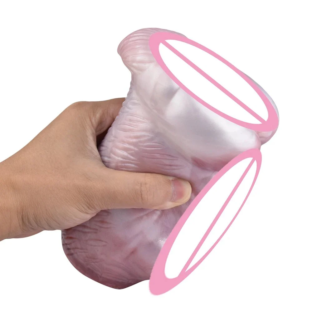 Liquid Silicone Realistic Soft Animal Male Masturbator Supply Male Masturbation Cup Adult Sex to