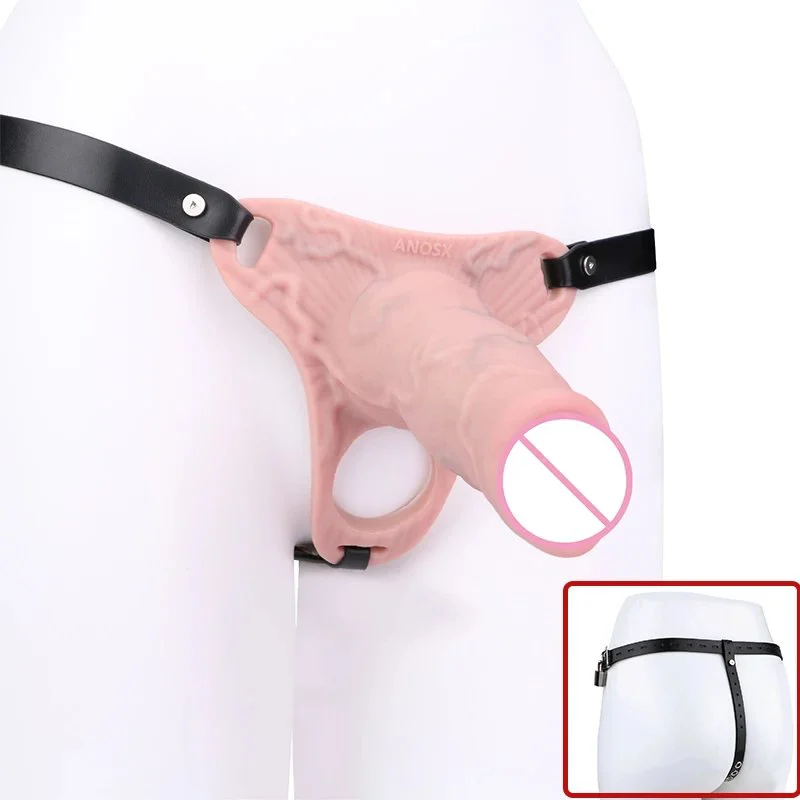 Penis Cage Male Penis Wearable Dildo Suitable for Games Sex Toy Silicone Penis Chastity Lock