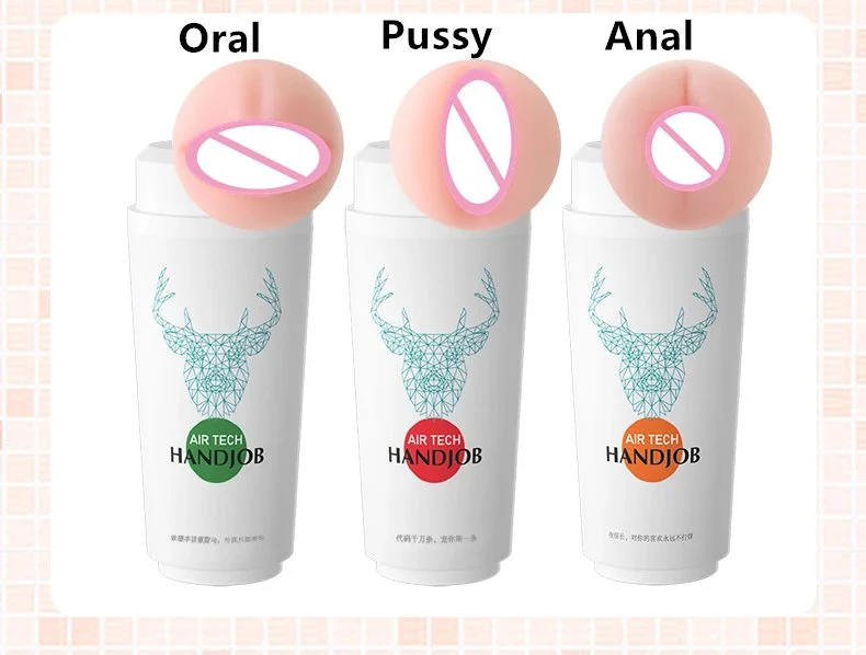 Male Masturbator Pocket Pussy Real Oral Vagina Anal Masturbation Cup Adult Vagina Pussy Sex Toys for Men