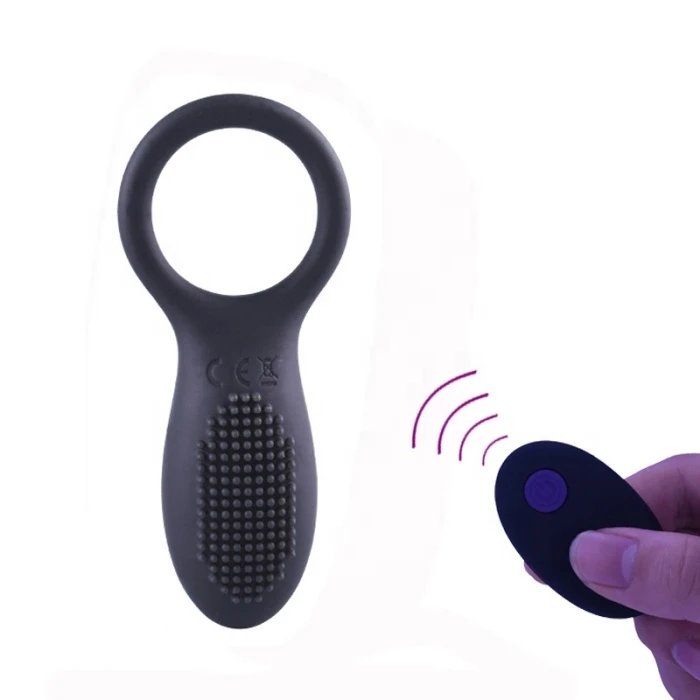 USB 10 Frequency Wireless Remote Control Silicone Vibrating Cock Ring Delay Ejaculation Sex Toys for Adult Men