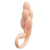 Liquid Silicone Little Tail Vibrator Anal Plug Female Vaginal Stimulation G Point Massage Sex Toy for Woman