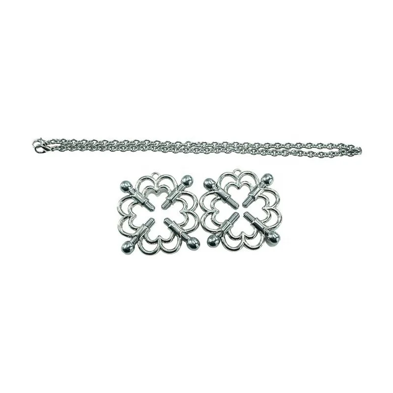 Metal Chain Nipple Clips Sex Slaves Nipple Clamps Sex Toys
