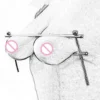 Stainless Steel Breast Clip Device Breast Bondage Nipple Clamps Metal Clamp Restraints