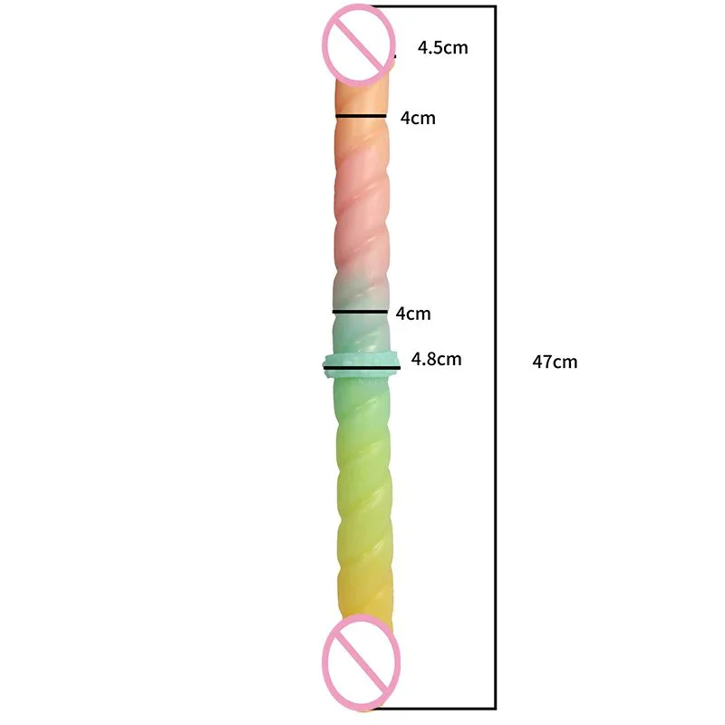 Female Sexual Toy Rubber Cock Double Dildo Adults Game Machine Penis Sex Toy for Women Female