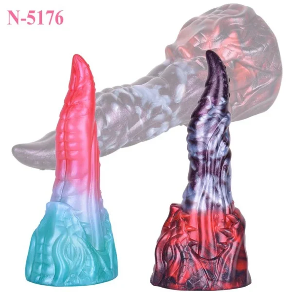 Monster Dildos Plug with Strong Suction Cup Silicone Large Dragon Tongue Animal Dildo G Spot Sex Toy for Couples Women Men