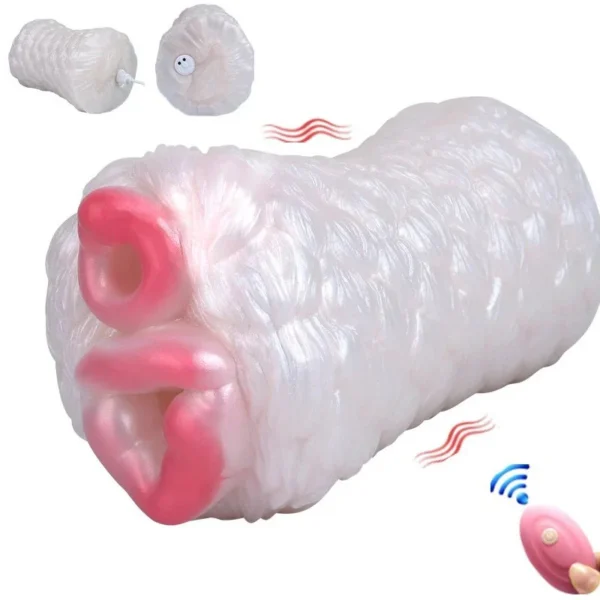 Male Vibrating Animal Horse Masturbator with Vibration Function Masturbation Machine Realistic Vagina Pocket Pussy Sex Toy