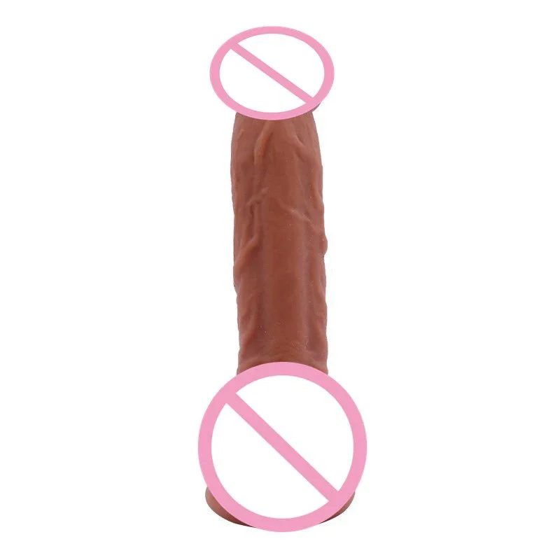 Female Masturbator Soft Rubber Penis Suction Cup Silicone Realistic Dildo Sex Toy for Women