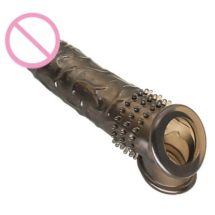 Long-Lasting Erotic Silicone Penis Sleeves Sex Toys Adult Men's Dick Erection Delay Ejaculation Enhancer