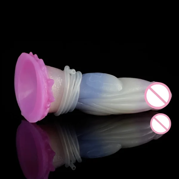 Rubber Penis Monster Large Squirting Dildo Ejaculating Enema Bulb Dildo for Women and Men