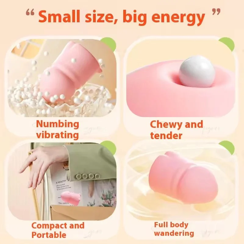 Small Jumping Egg Dildo for Women Soft Hemp Material Comfortable Relaxation Adult Toy Women Masturbation Fun Product
