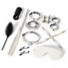 Adult Sex Toys Set Leather Handcuffs Collar Ball Gag Harness Couple Passion Binding Restraint Bondage Lingerie
