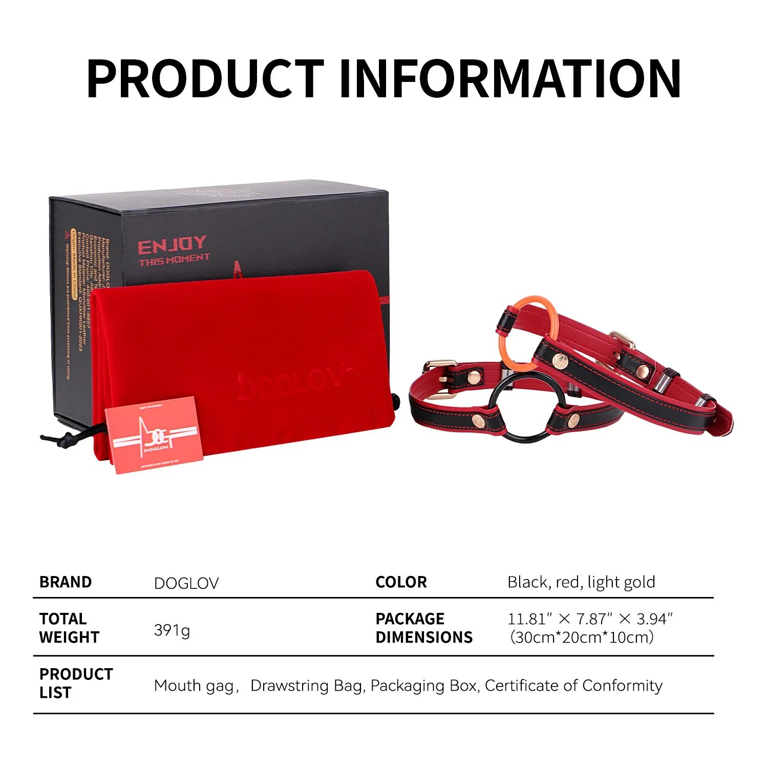 Premium Leather Mouth Gag Harness Silent Ball Gag Mouth Restraint for Submissive Training 2 Colors 18+ Adult Sex Toy