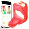 3 in 1 APP Wireless Remote Control Tongue Licking Vibrator Delay Ejaculation Cock Ring Stronger Sex Toys for Men