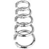 304 Stainless Steel SM Skin-friendly tiger Head Sperm Lock Ring 2 Colors Cock Rings Reusable Penis Rings for Men